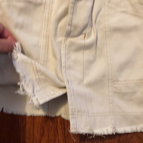 Free People Alpha Utility Denim Mini Skirt Size 0 - Picture 9 of 12